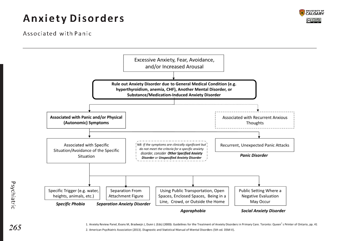 ANXIETY DISORDERS: Associated with Panic Scheme