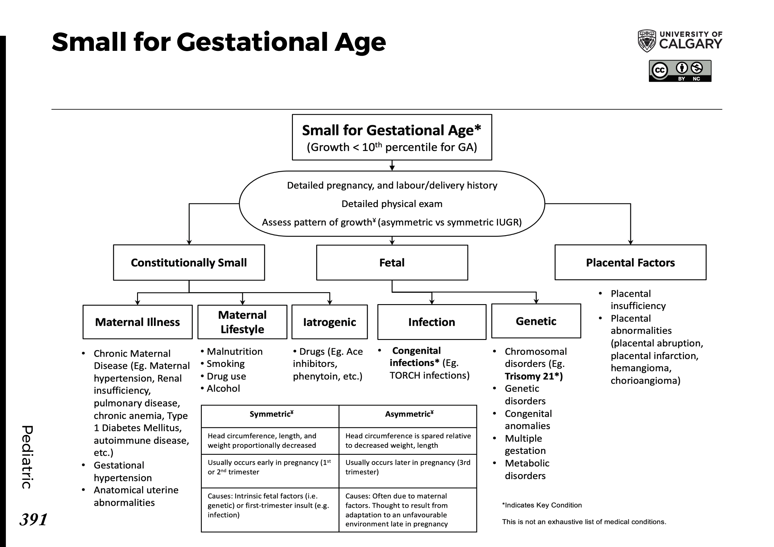 SMALL FOR GESTATIONAL AGE Scheme