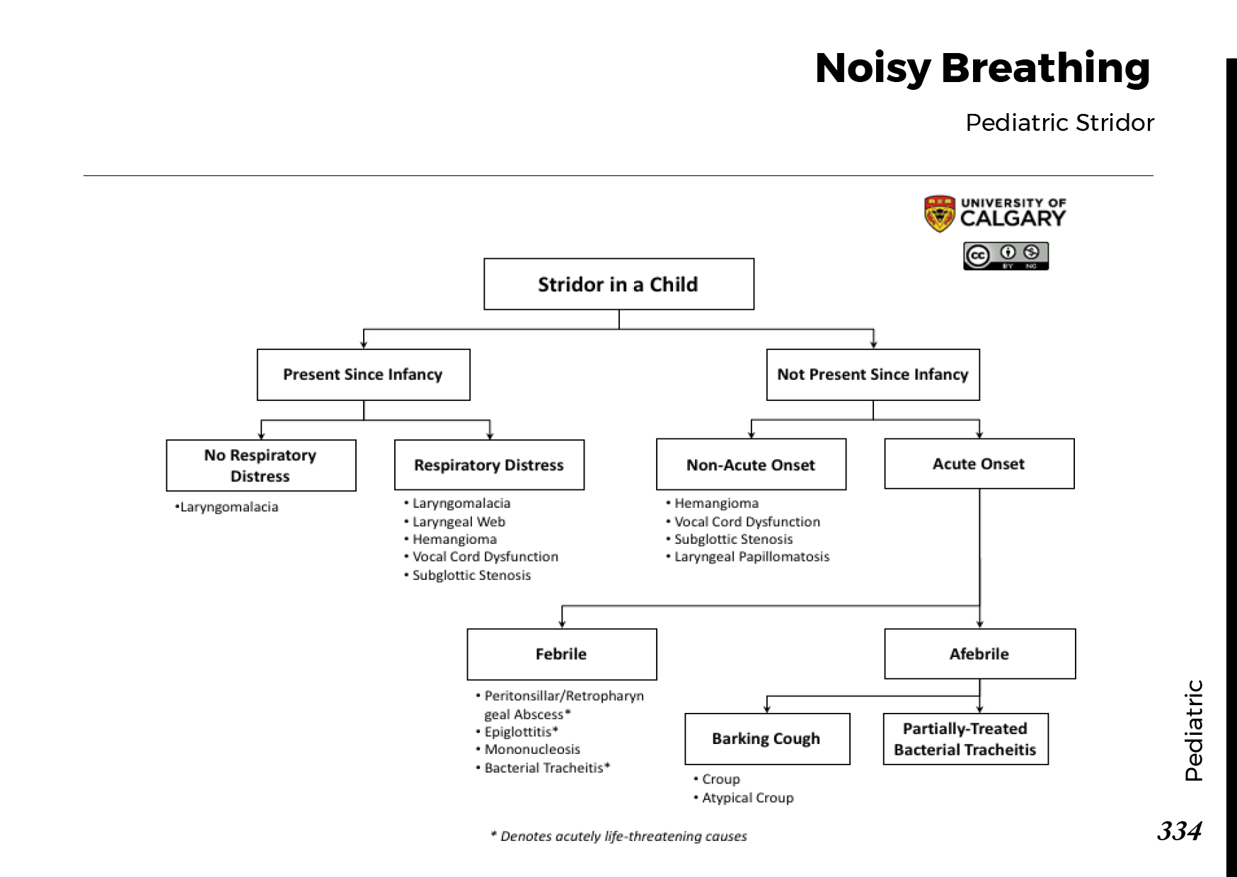 NOISY BREATHING: Pediatric Stridor Scheme